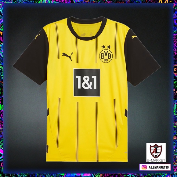 NWT Marco Reus Borussia Dortmund Jersey w/ Bundesliga Patch (Player Version) - Picture 2 of 3